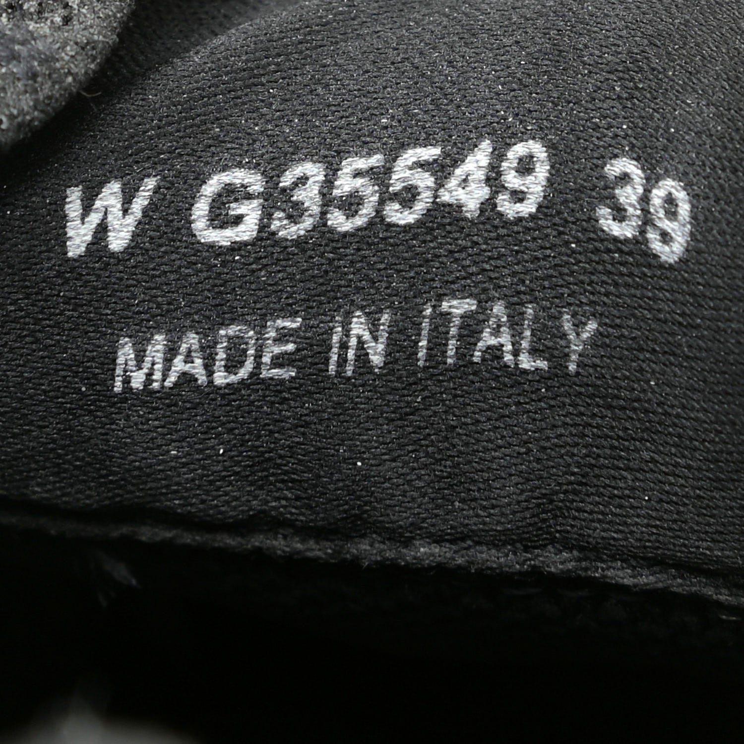 Chanel Fabric Logo Sneakers 39 Black 7 of 8