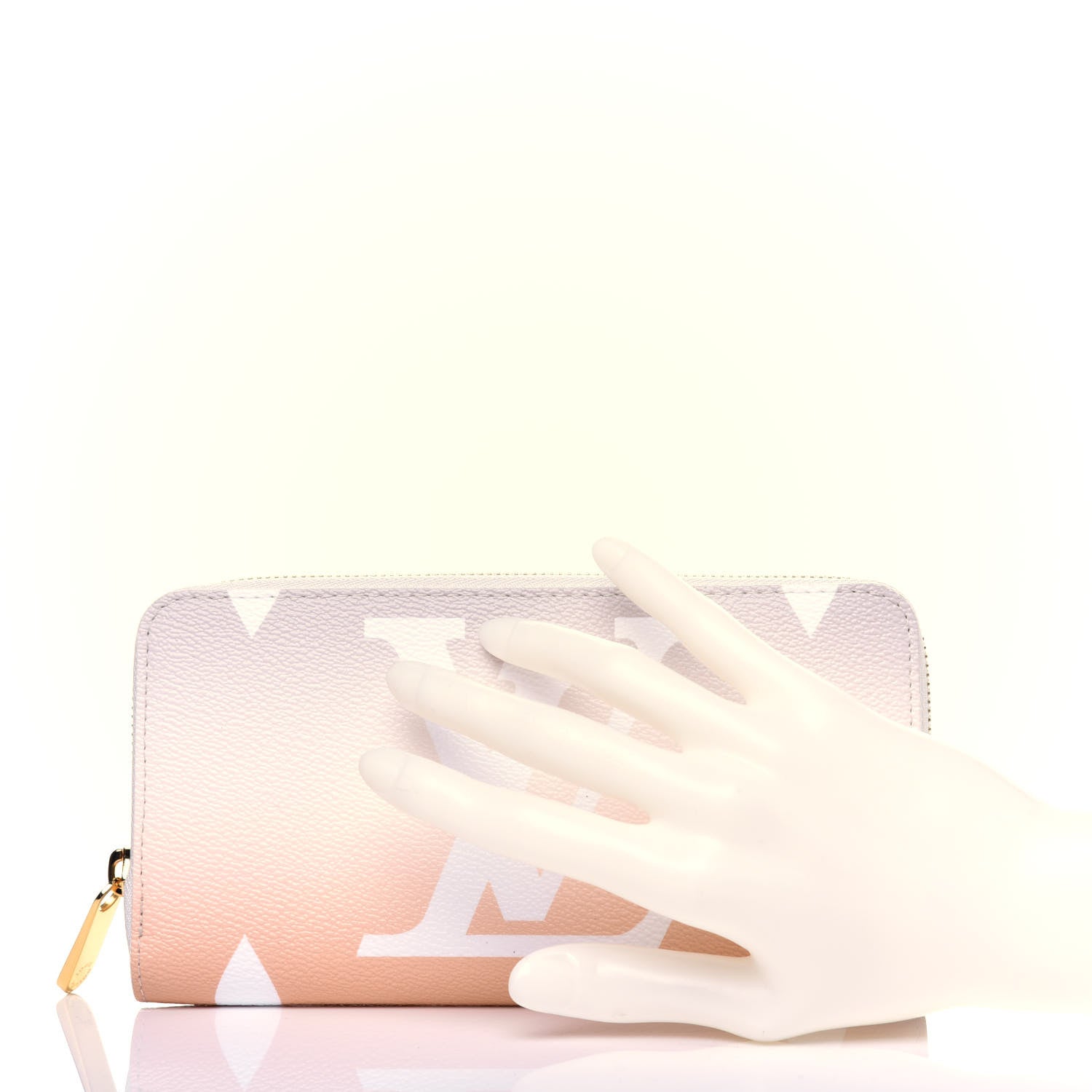 Louis Vuitton Monogram Giant By The Pool Zippy Wallet Brume 2 of 9