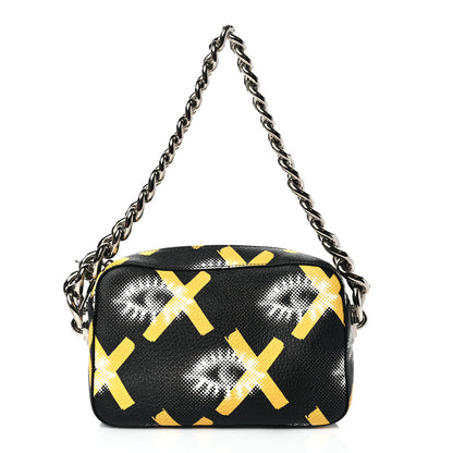 Prada Vitello Daino Eye Inside Shoulder Bag Black 1 of 9