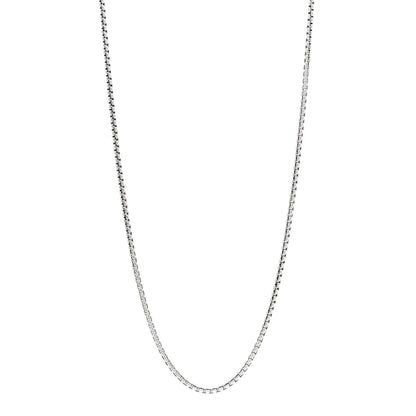David Yurman Sterling Silver 2.7mm Small Box Chain Necklace 20" 1 of 4