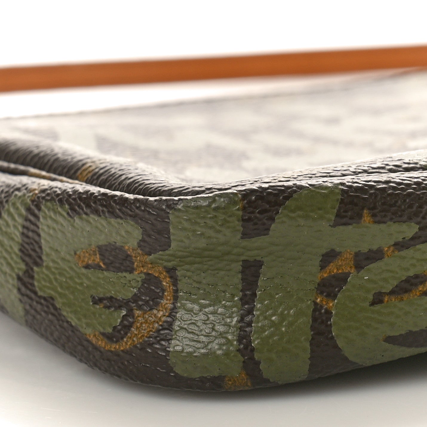 Louis Vuitton Monogram Graffiti Pochette Accessories Kaki 9 of 11