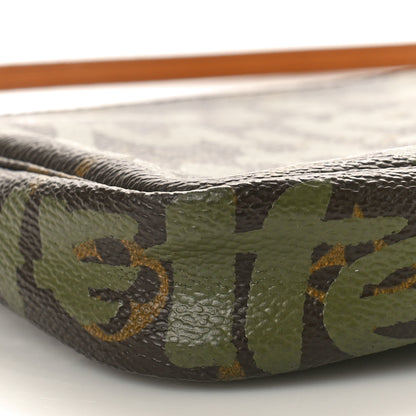 Louis Vuitton Monogram Graffiti Pochette Accessories Kaki 9 of 11