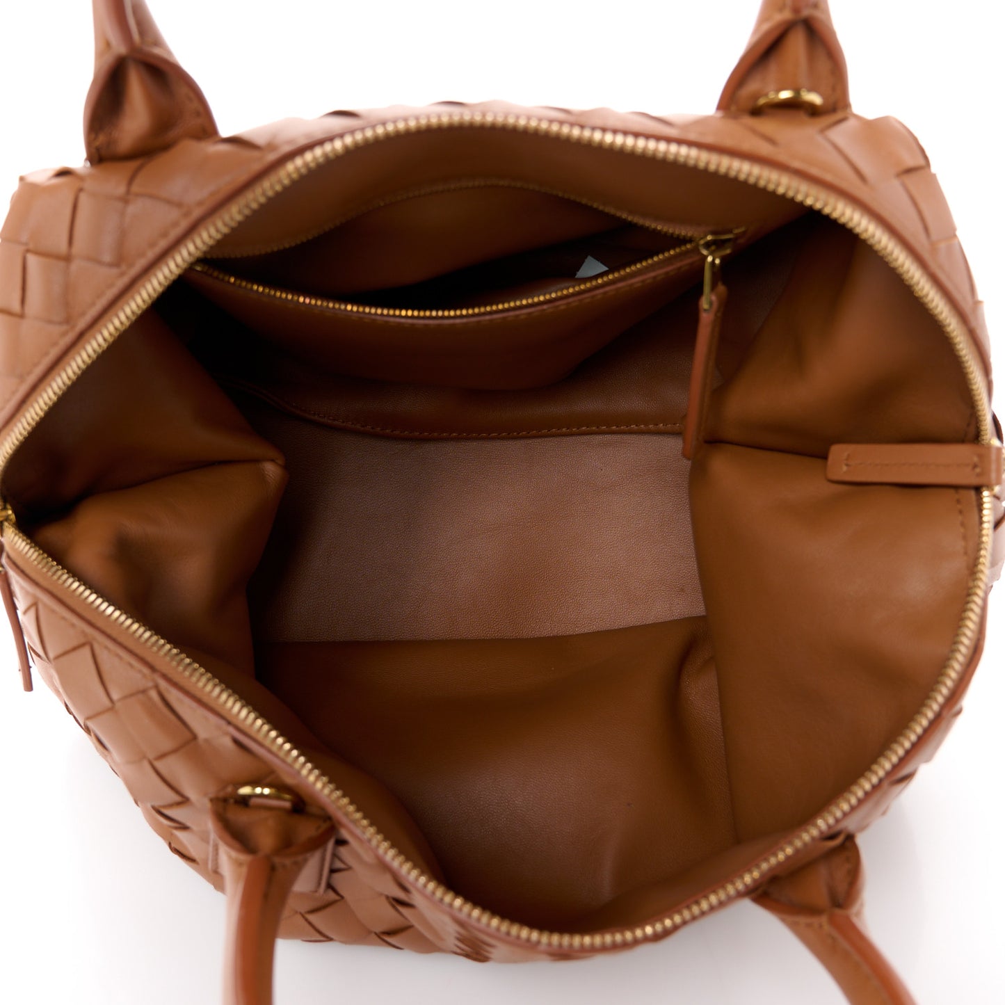 Nappa Intrecciato Bauletto Wood