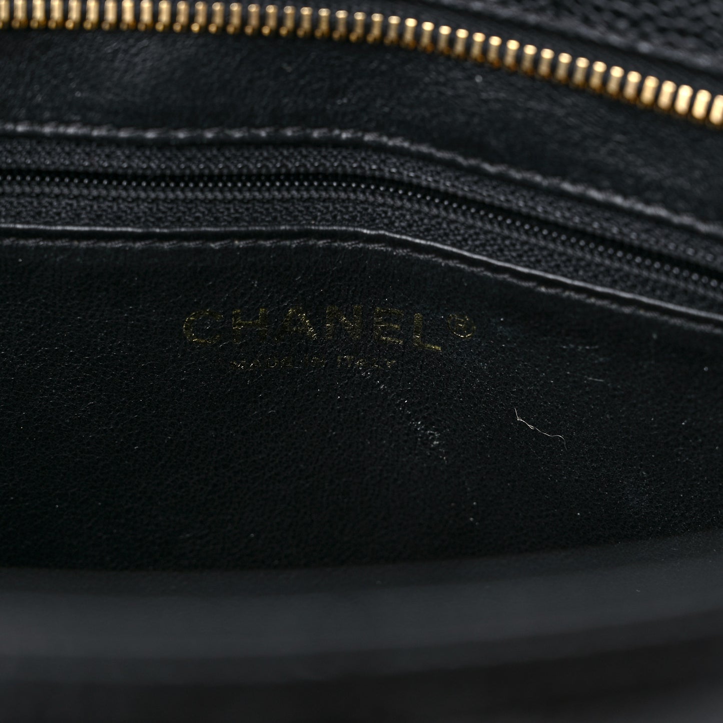 Caviar Quilted Medallion Tote Black