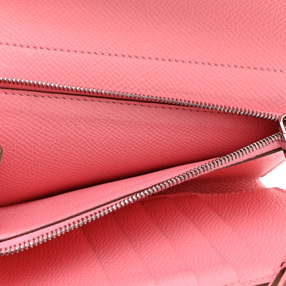 Hermes Epsom Medium Kelly Wallet Rose Confetti 8 of 9