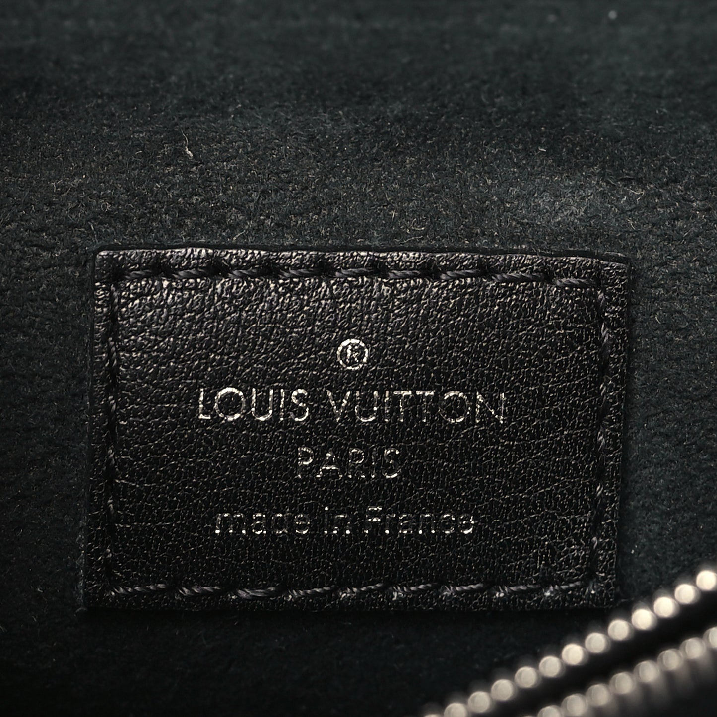Reverse Monogram Kabuki Pochette Black