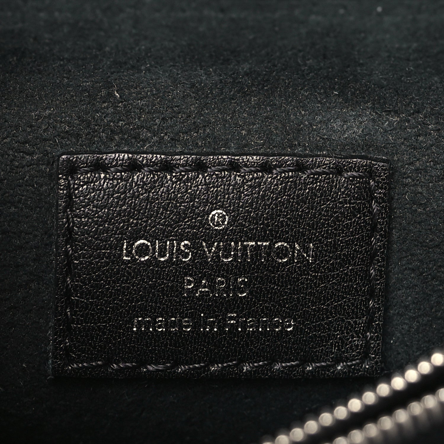 Louis Vuitton Reverse Monogram Kabuki Pochette Black 6 of 10