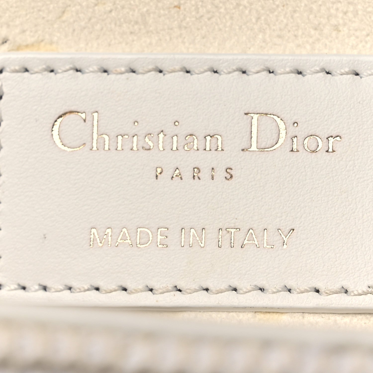 Christian Dior Macrocannage Technical Fabric Medium Lady Dior White 6 of 15