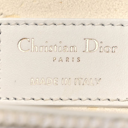 Christian Dior Macrocannage Technical Fabric Medium Lady Dior White 6 of 15