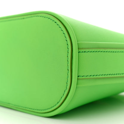 Salvatore Ferragamo Soft Calfskin Mini Gancini Hobo Lime 9 of 10
