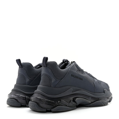Balenciaga Fabric Mesh Mens Triple S Sneakers 46 Grey 3 of 13