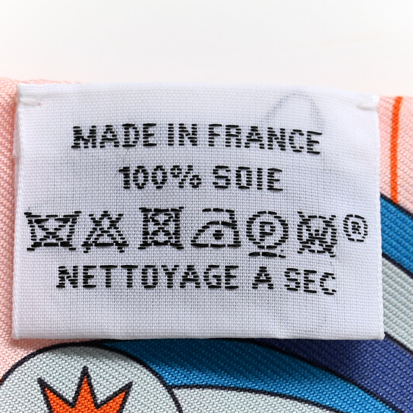 Silk Odyssey Twilly Rose Pale Bleu Jaune Soufre