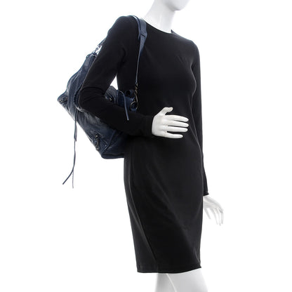 Balenciaga Agneau Classic Hardware City Bleu Obscur 2 of 7