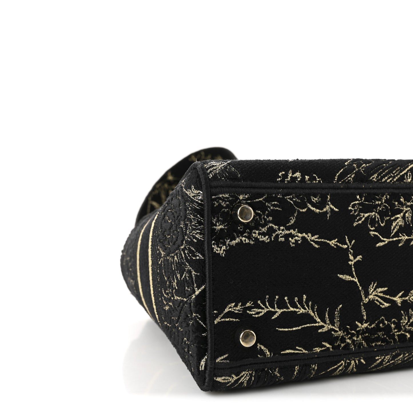 Toile de Jouy Embroidered Medium Lady D-Lite Black