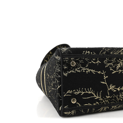 Christian Dior Toile de Jouy Embroidered Medium Lady D-Lite Black 8 of 9