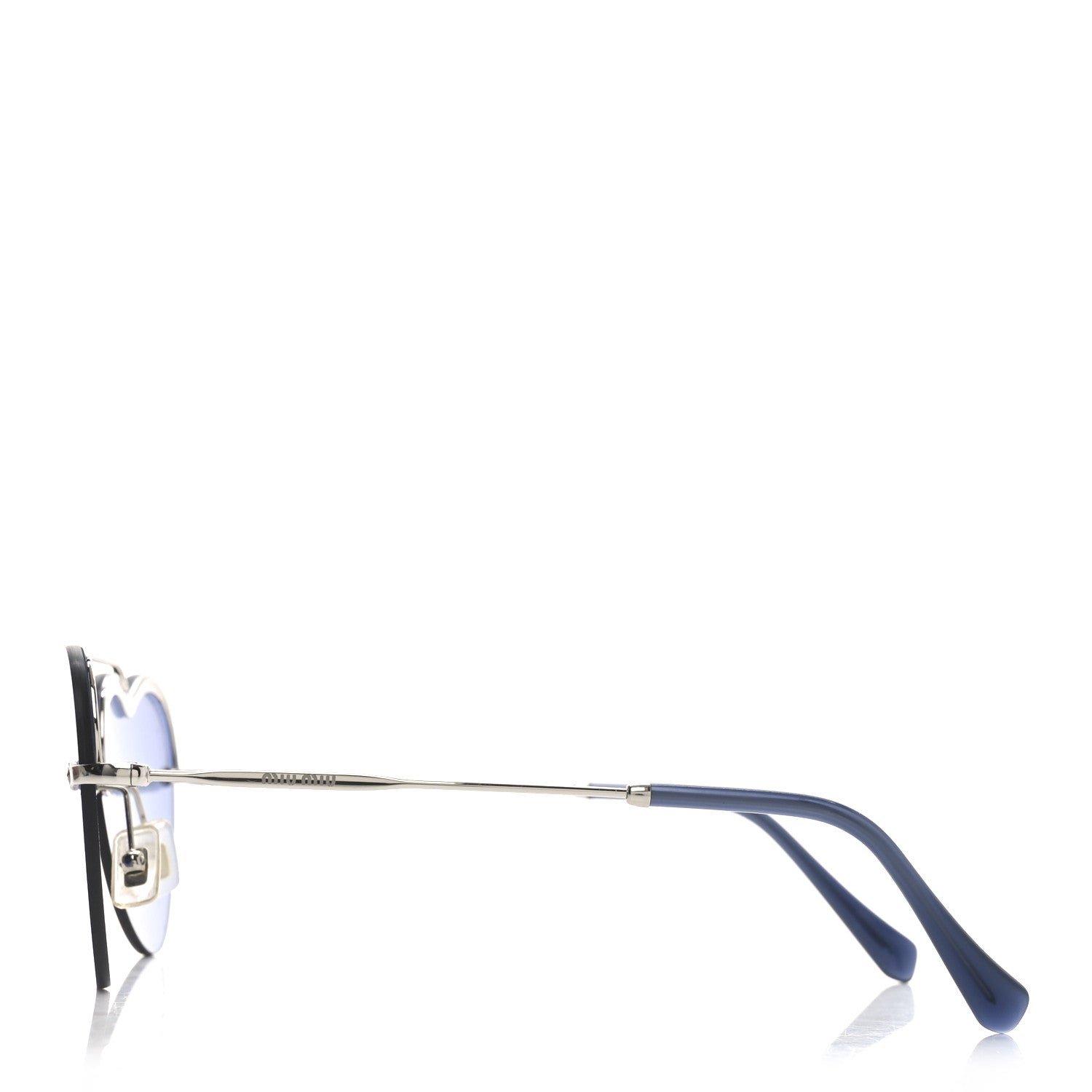 Miu Miu Metal Heart Sunglasses SMU62U Purple 3 of 7