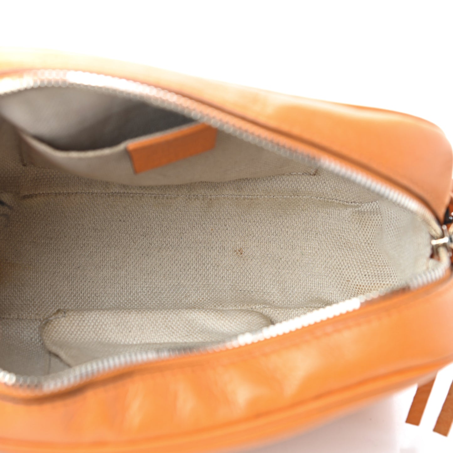 Pebbled Calfskin Small Soho Disco Bag Curcuma