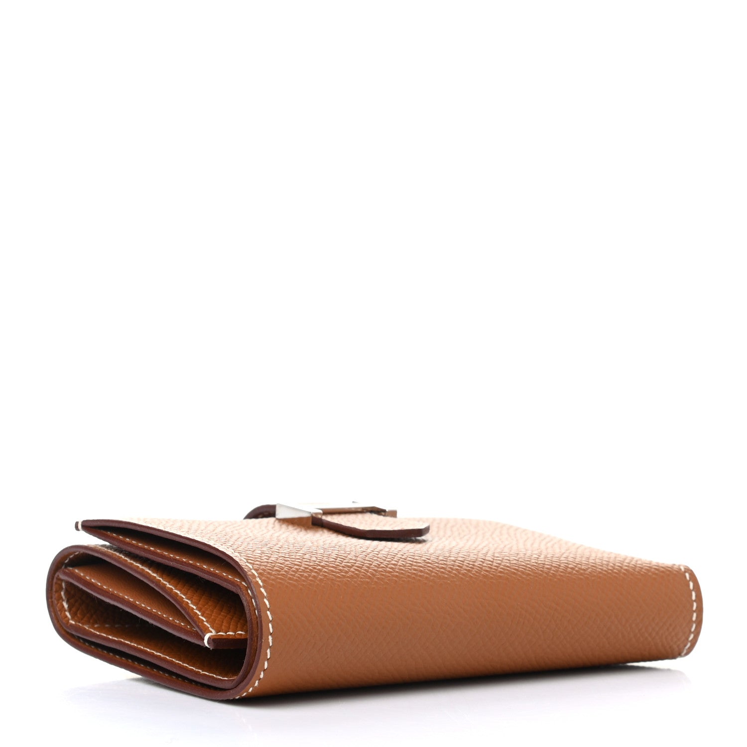 Hermes Epsom Tri-Fold Compact Bearn Wallet Gold 4 of 7