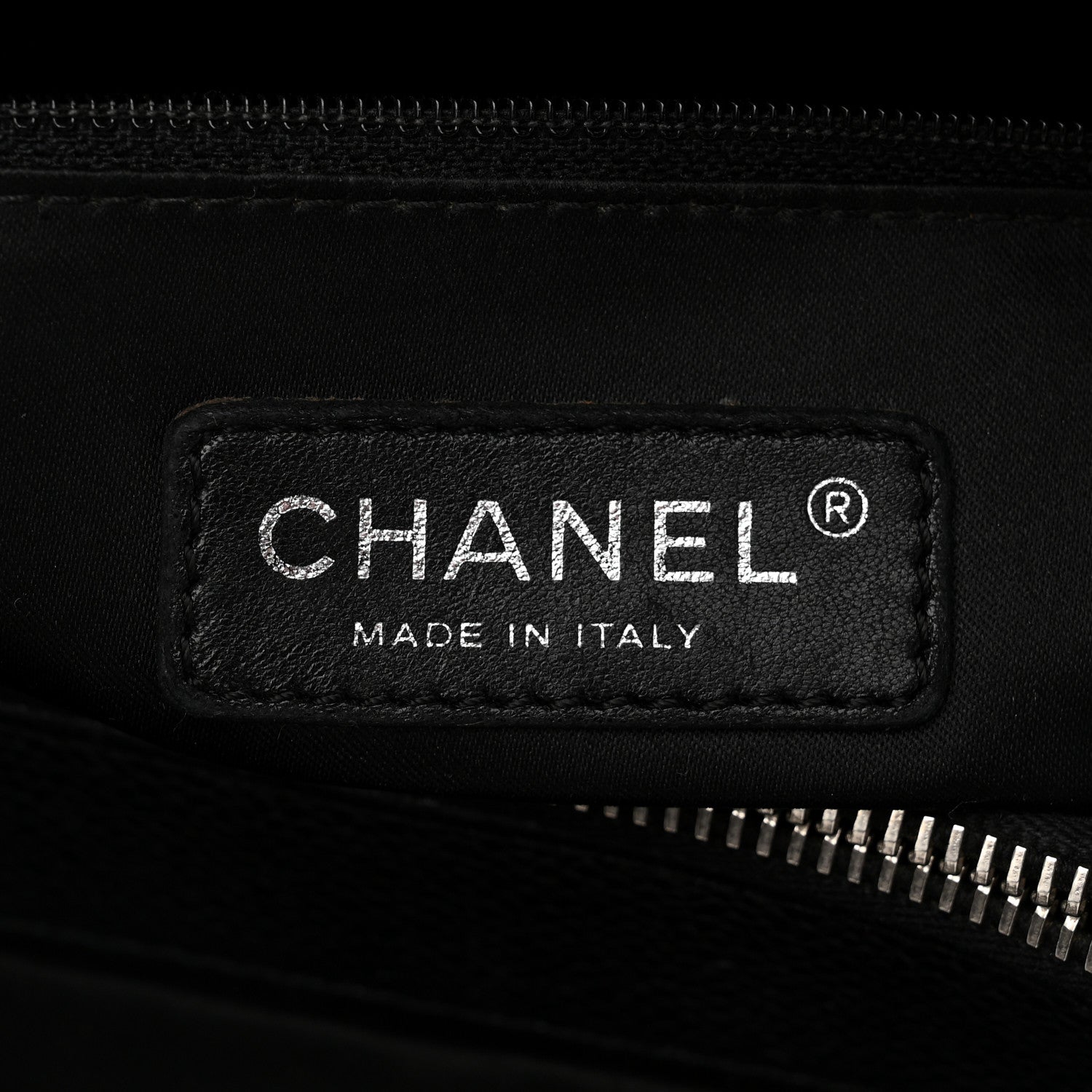 Chanel Caviar Quilted Grand Shopping Tote GST Black 7 of 14