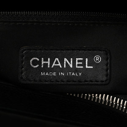 Chanel Caviar Quilted Grand Shopping Tote GST Black 7 of 14