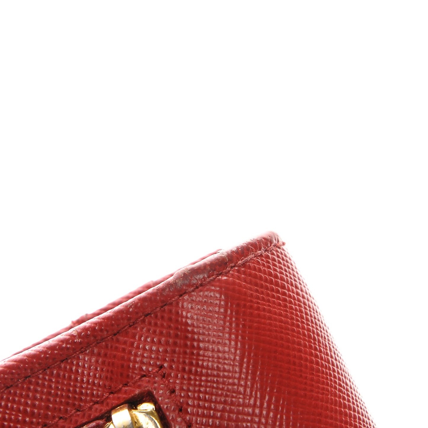 Saffiano Metal Continental Flap Wallet Fuoco