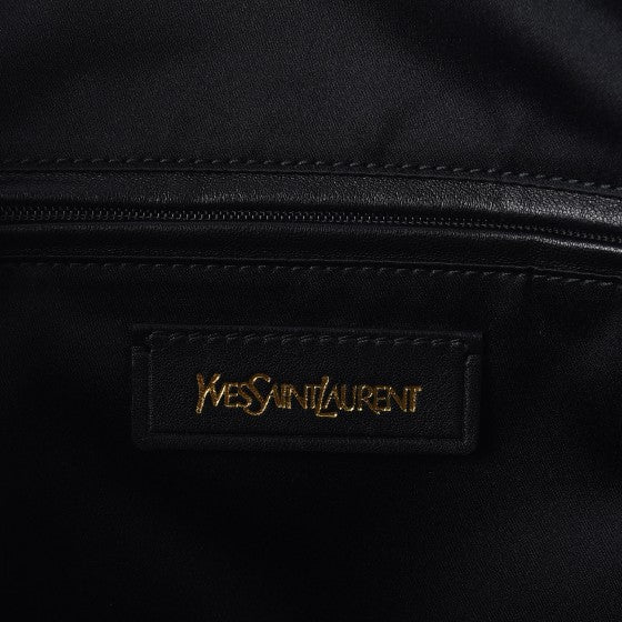 Saint Laurent Calfskin Oversized Muse Navy Blue 6 of 9