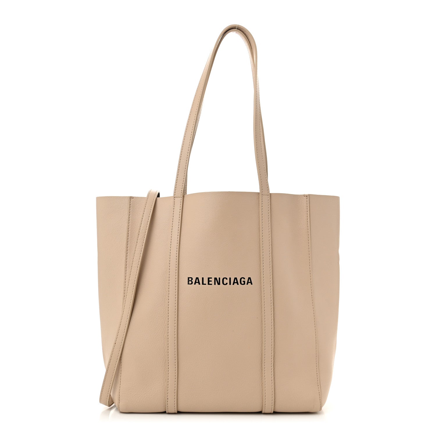 Balenciaga Calfskin XS Everyday Tote Light Beige Black 1 of 9