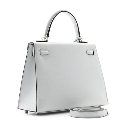 Hermes Epsom Kelly Sellier 25 Gris Platine 3 of 11