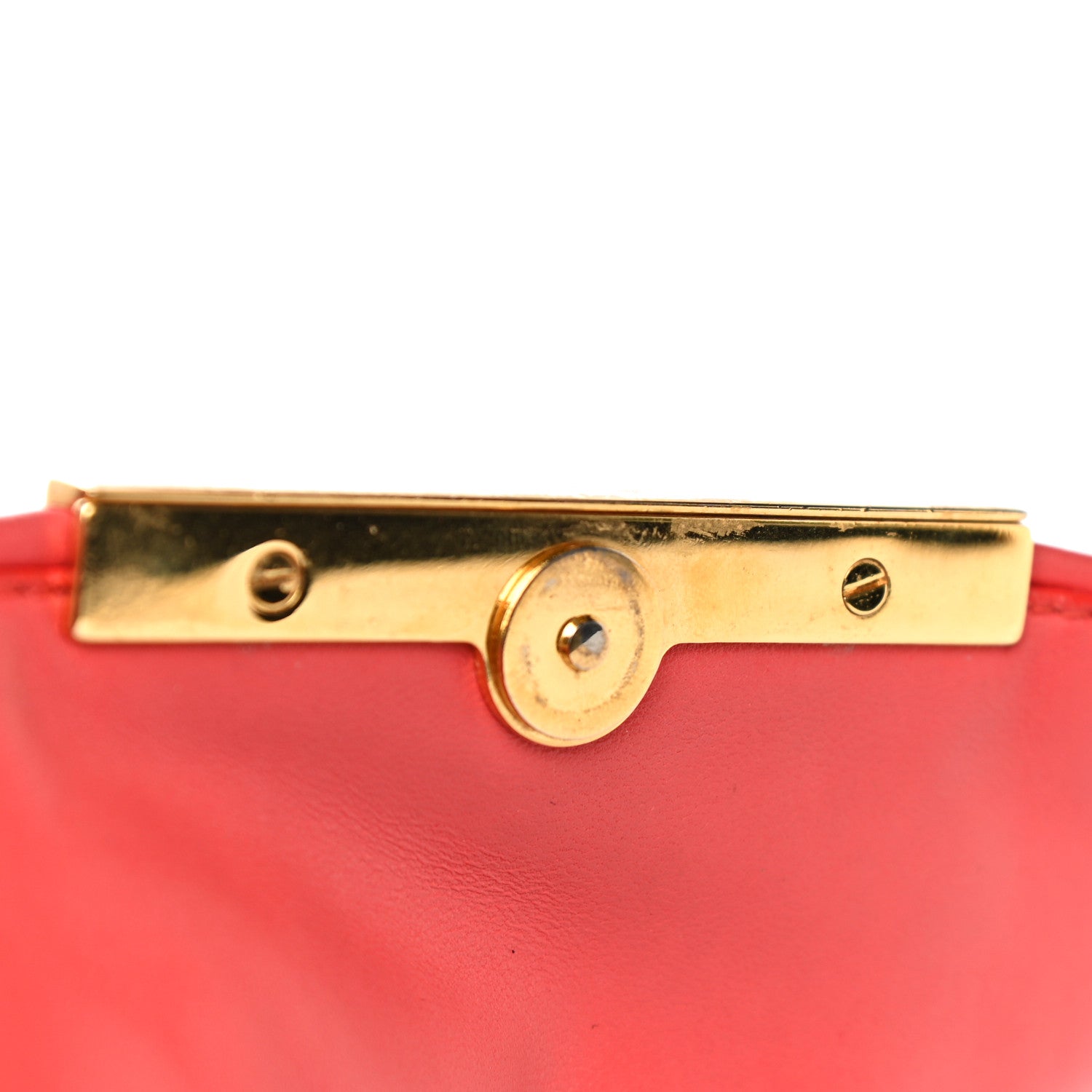 Miu Miu Nappa Shoulder Bag With Chain Red 14 of 20