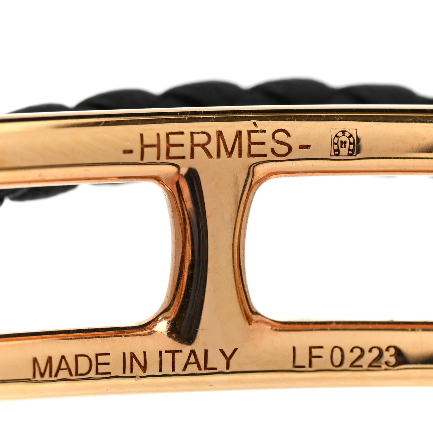 Hermes Swift Roulis Double Tour Bracelet Black 4 of 5
