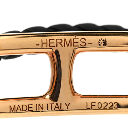 Hermes Swift Roulis Double Tour Bracelet Black 4 of 5