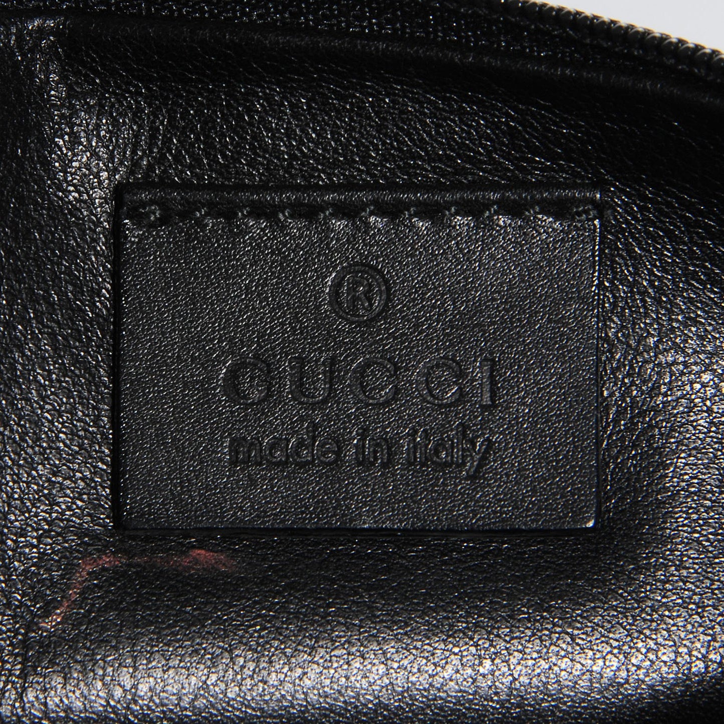 Suede Guccissima Shoulder Bag Black
