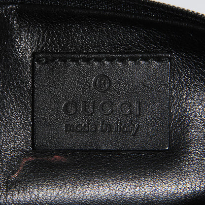 Gucci Suede Guccissima Shoulder Bag Black 6 of 8