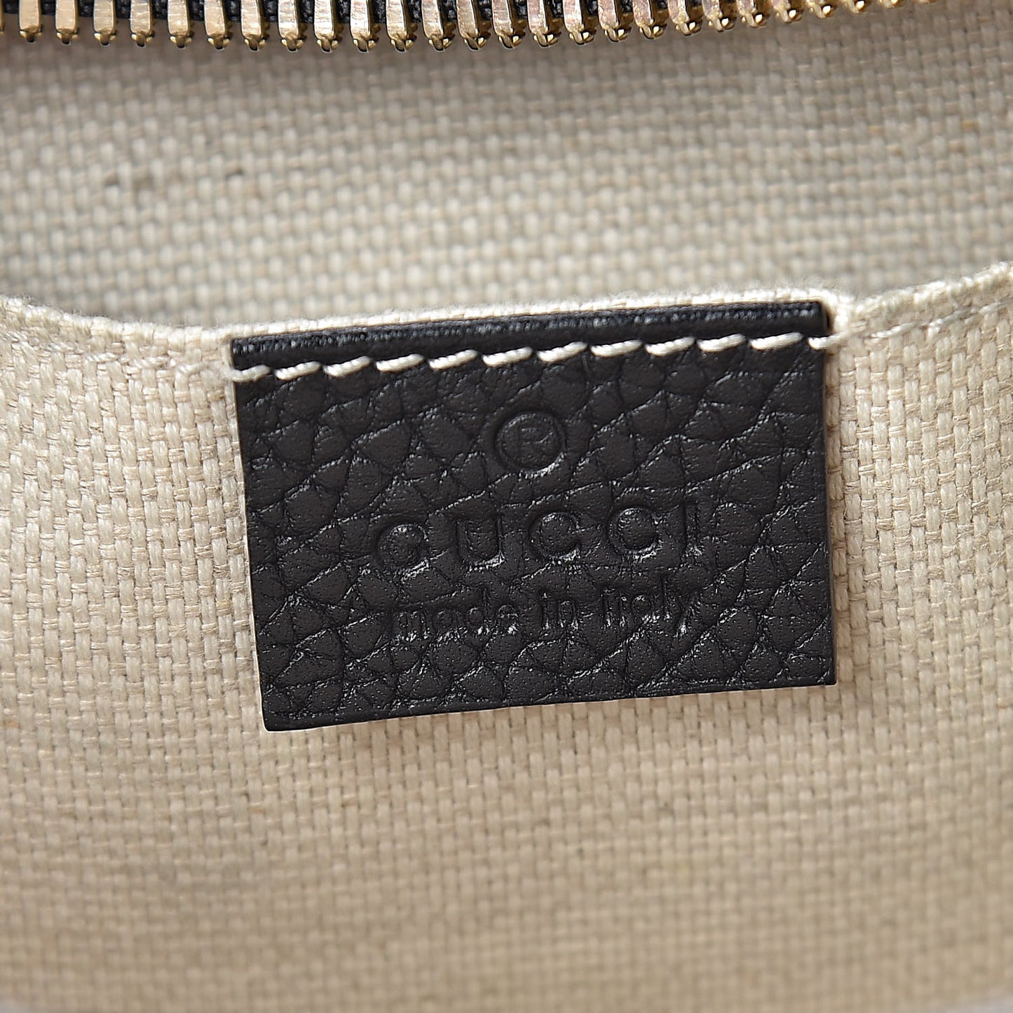 Pebbled Calfskin Small Soho Disco Bag Black