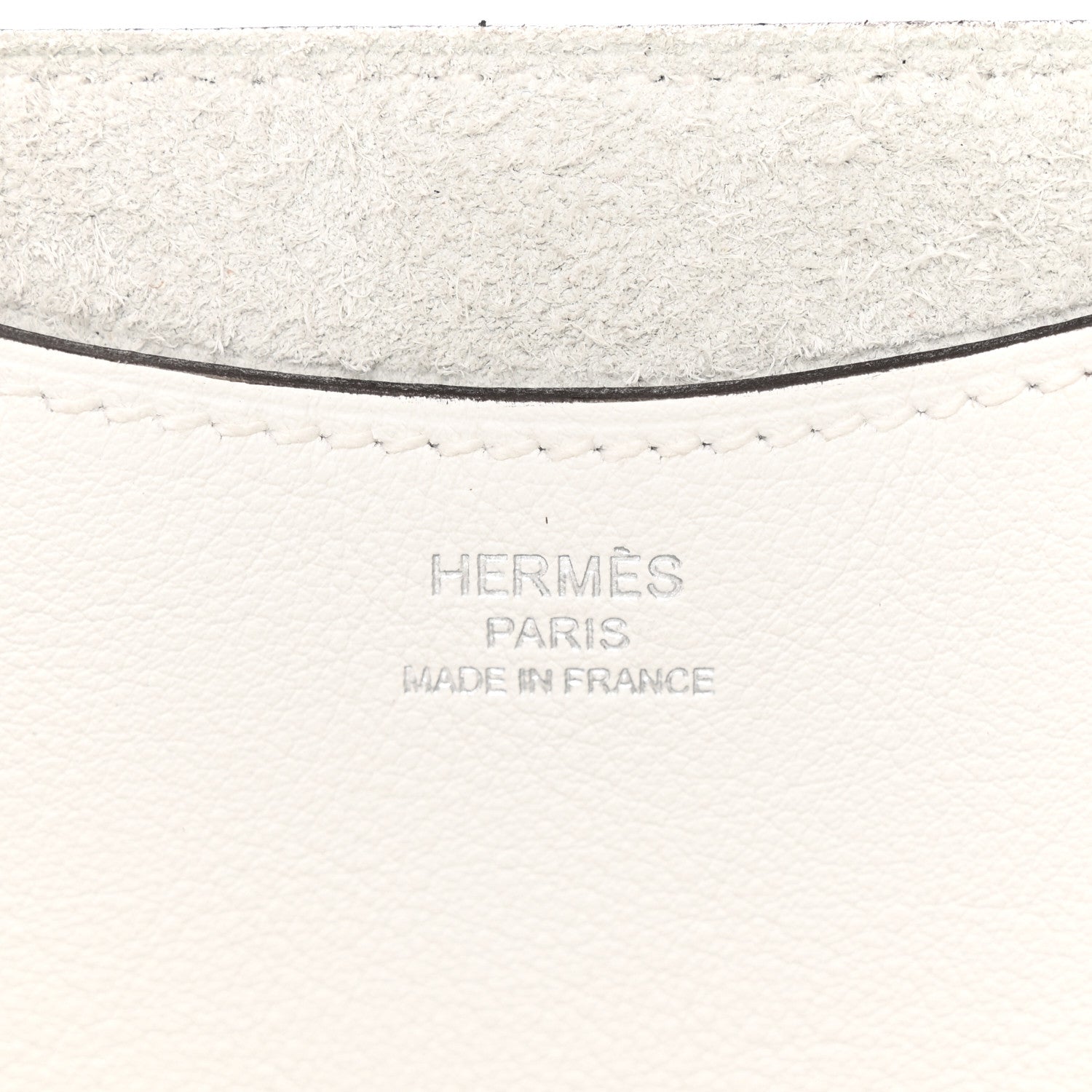 Hermes Taurillon Clemence Swift In-The-Loop 18 Bag New White 6 of 12