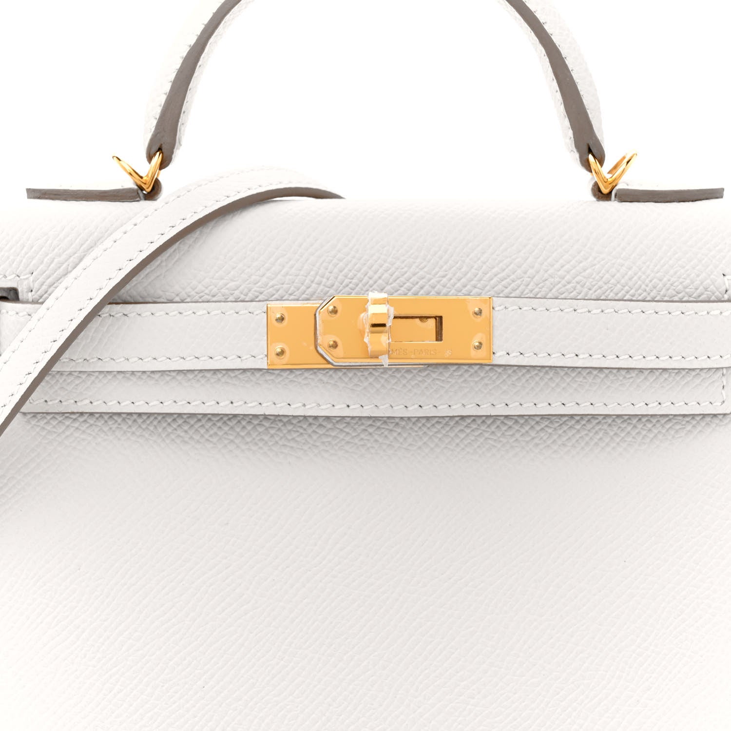 Hermes Epsom Mini Kelly Sellier 20 Gris Pale 8 of 11