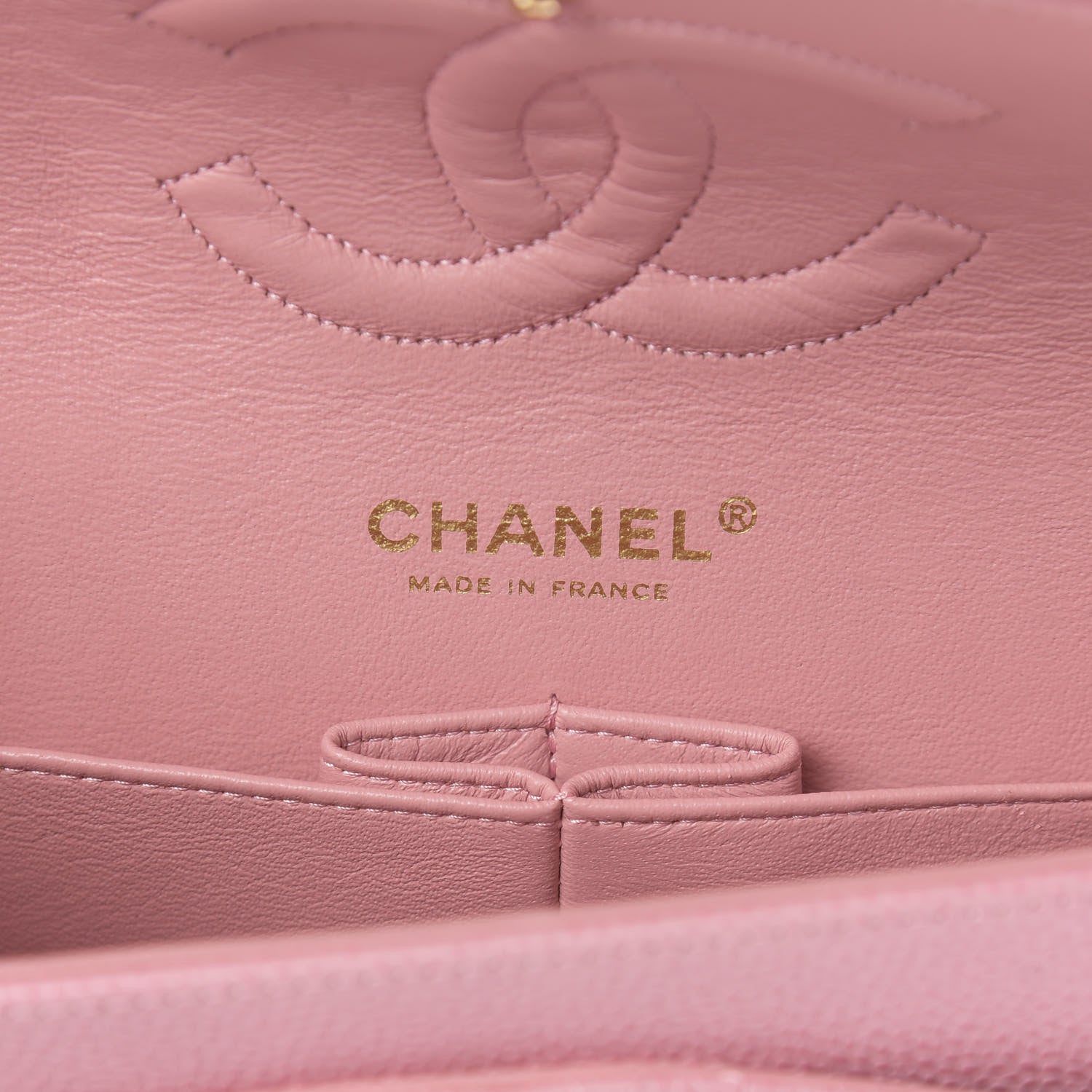 Chanel Caviar Quilted Medium Double Flap Pink 6 of 12
