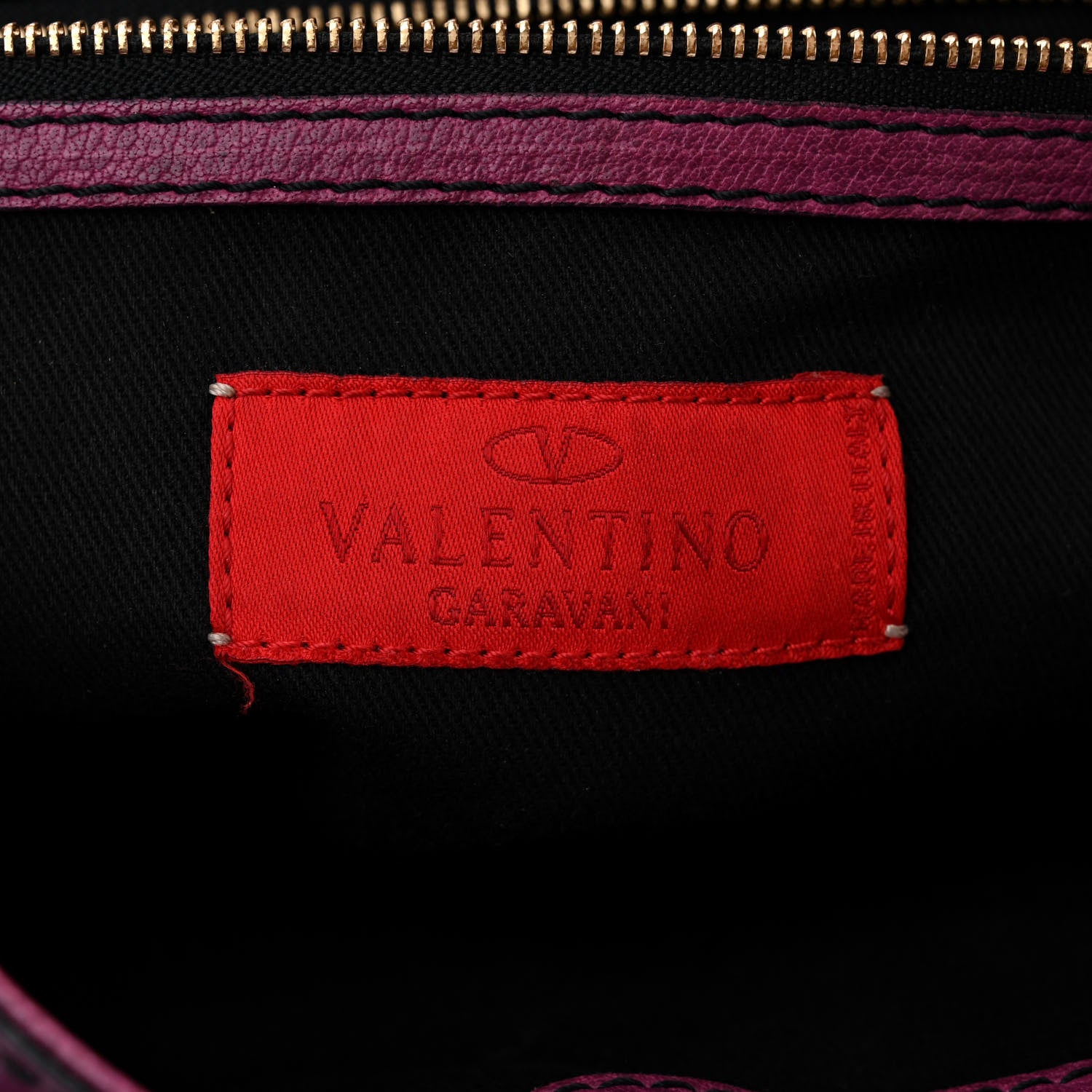 Valentino Garavani Patent Large Histoire Purple 6 of 15