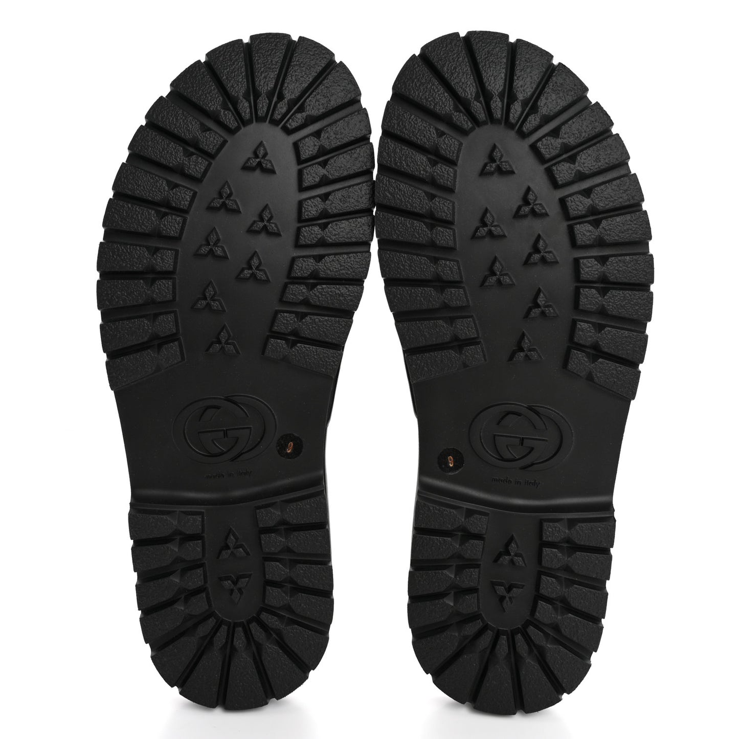 Goatskin Mens Horsebit Lug Sole Slippers 9 Black