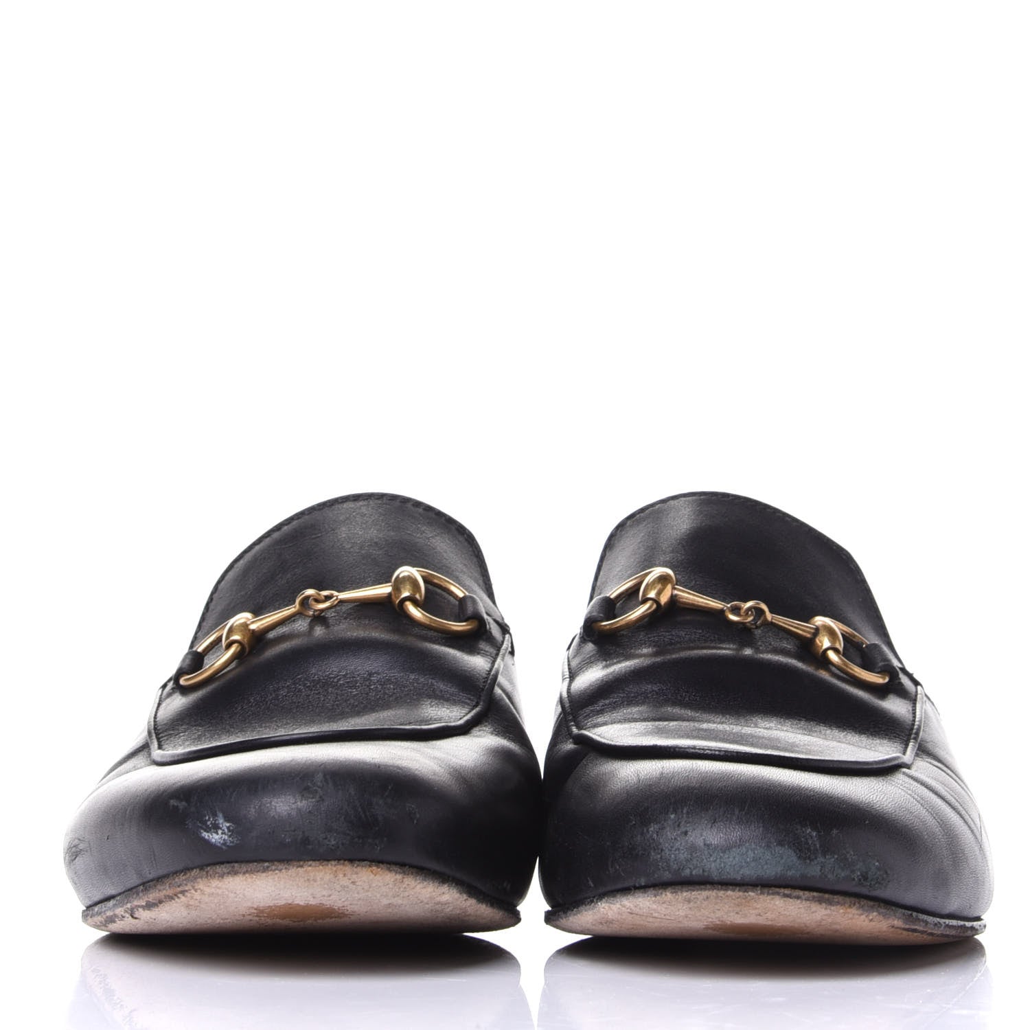Gucci Calfskin Womens Princetown Slippers 37 Black 2 of 12