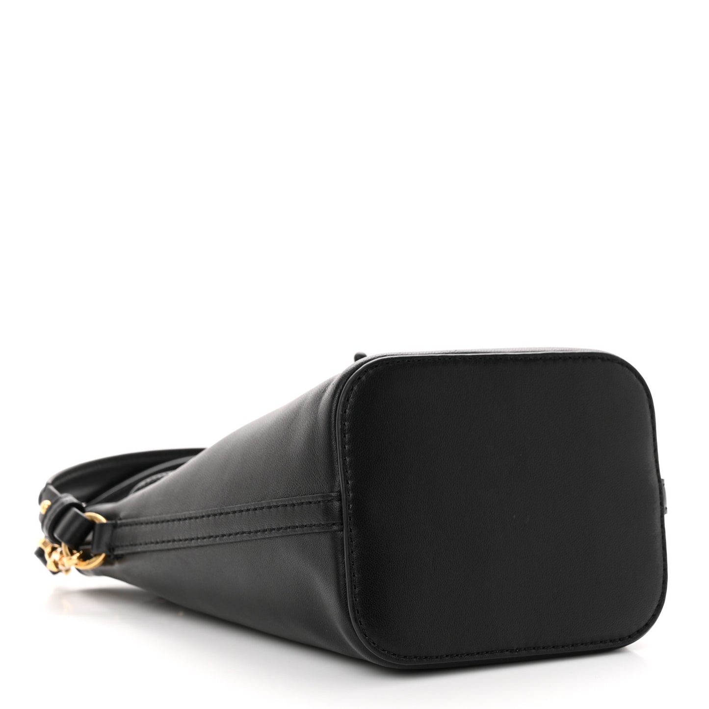 Nappa Mini VLogo Signature Bucket Bag Black