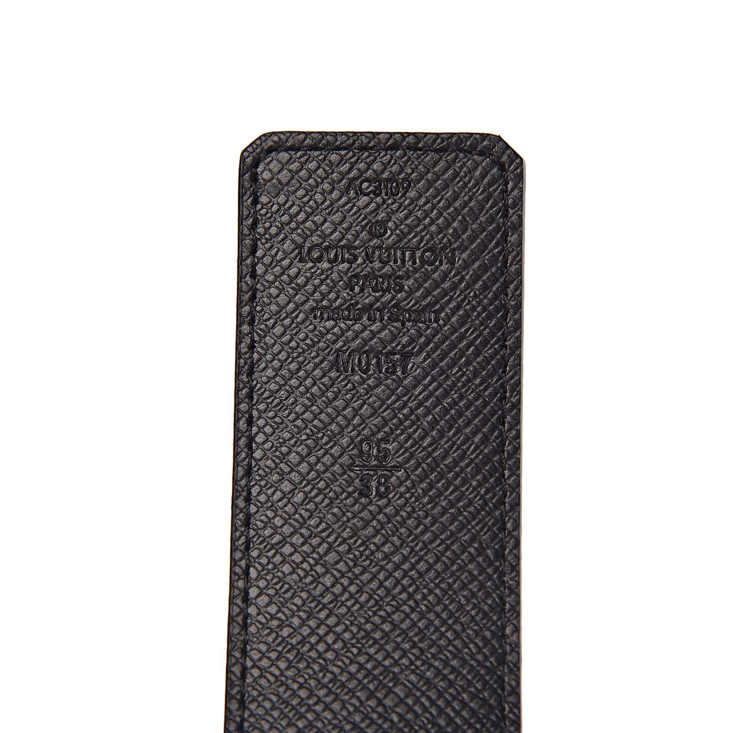 Monogram Eclipse Taigarama 40mm LV Initiales Reversible Belt 95 38 Black