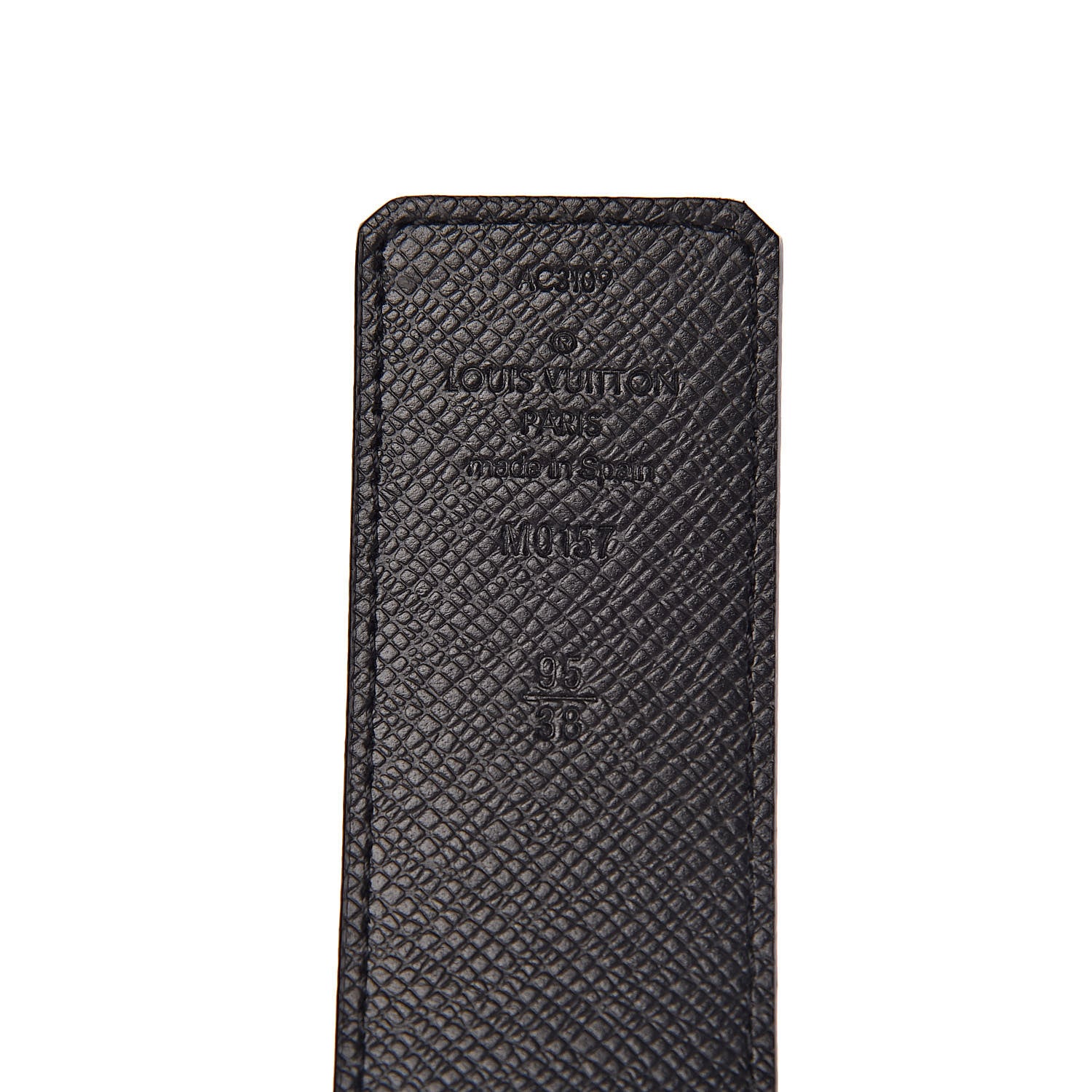 Louis Vuitton Monogram Eclipse Taigarama 40mm LV Initiales Reversible Belt 95 38 Black 6 of 6