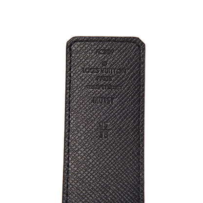 Louis Vuitton Monogram Eclipse Taigarama 40mm LV Initiales Reversible Belt 95 38 Black 6 of 6