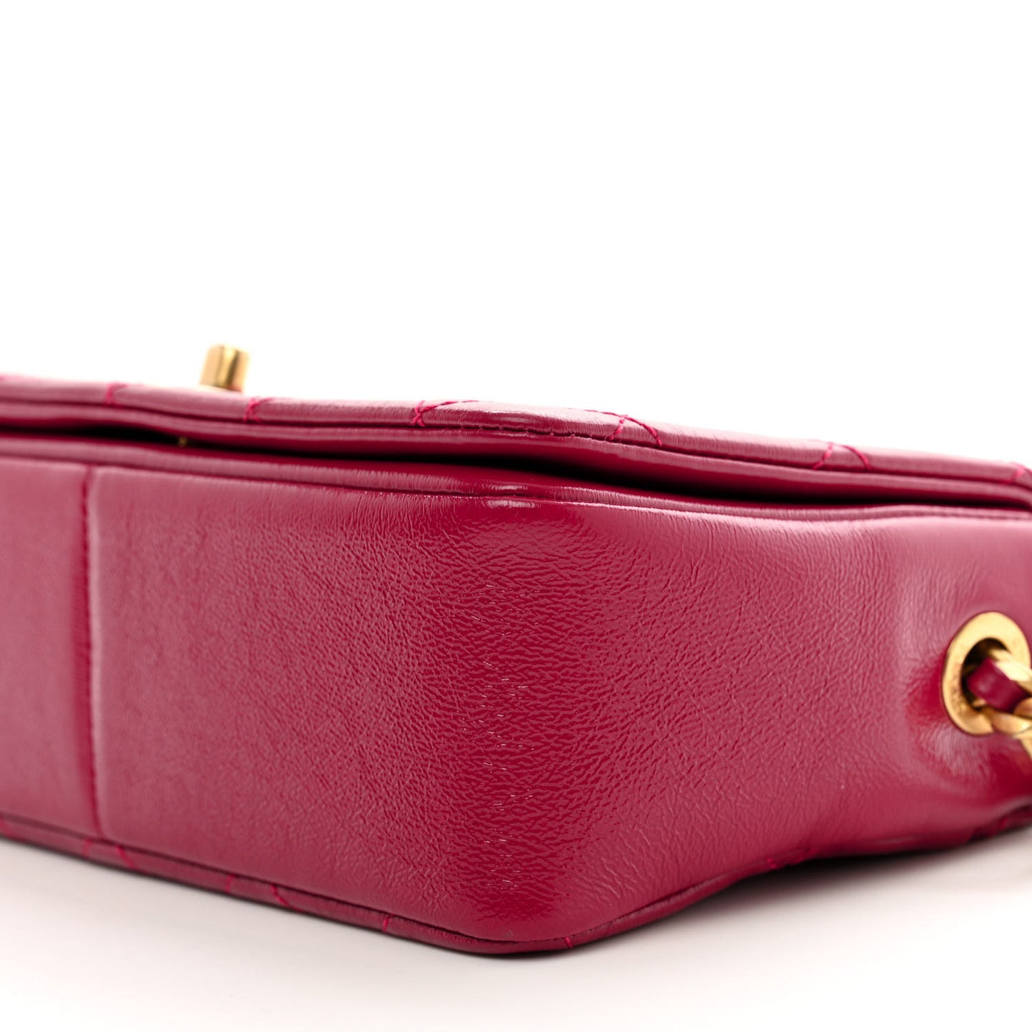 Caviar Quilted Small Fashion Therapy Flap Bag Dark Pink