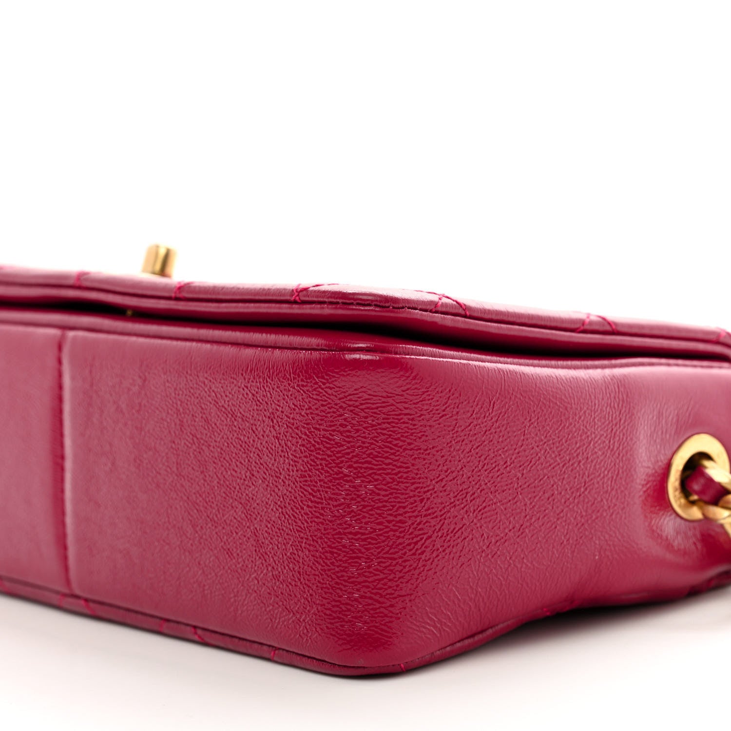 Chanel Caviar Quilted Small Fashion Therapy Flap Bag Dark Pink 10 of 10