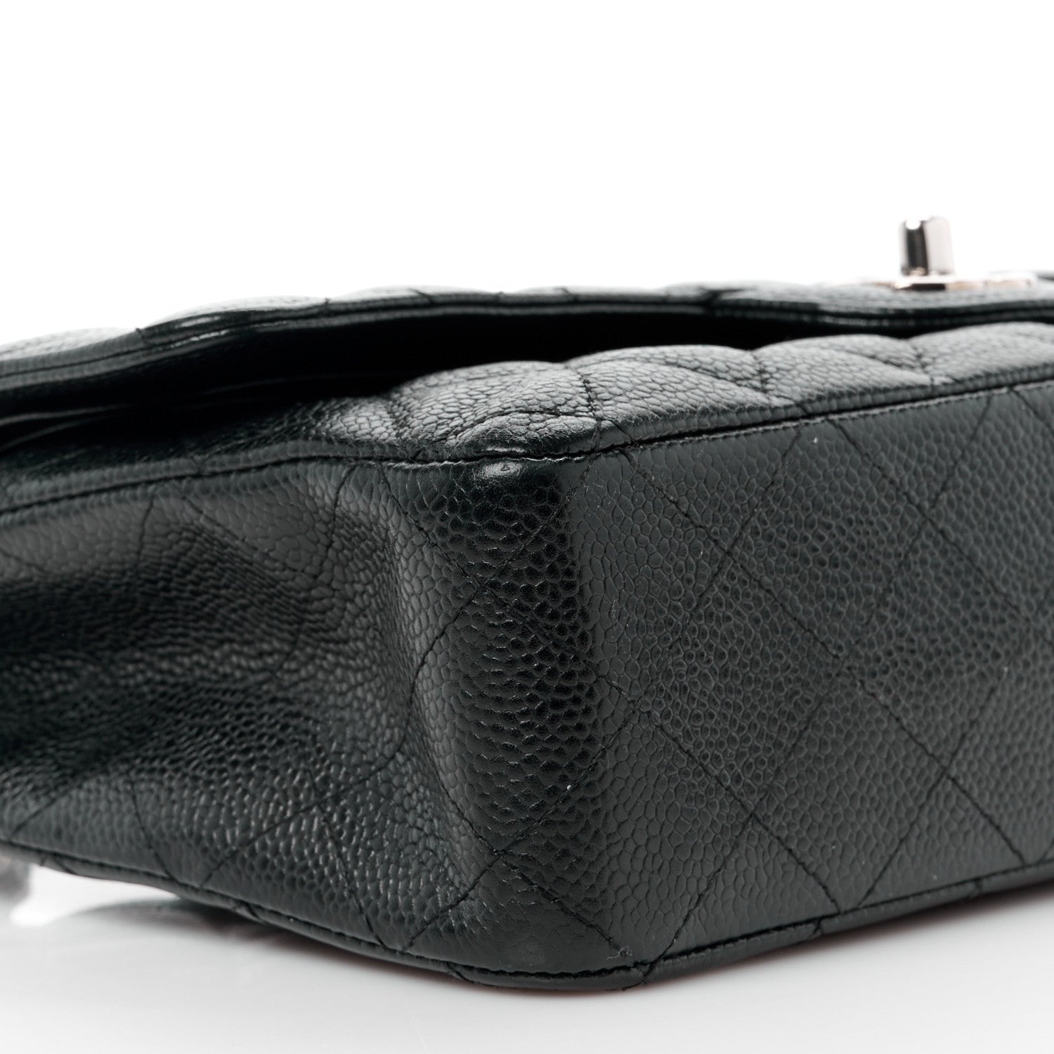 Chanel Caviar Quilted Medium Double Flap Black 10 of 15