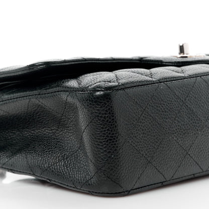 Chanel Caviar Quilted Medium Double Flap Black 10 of 15