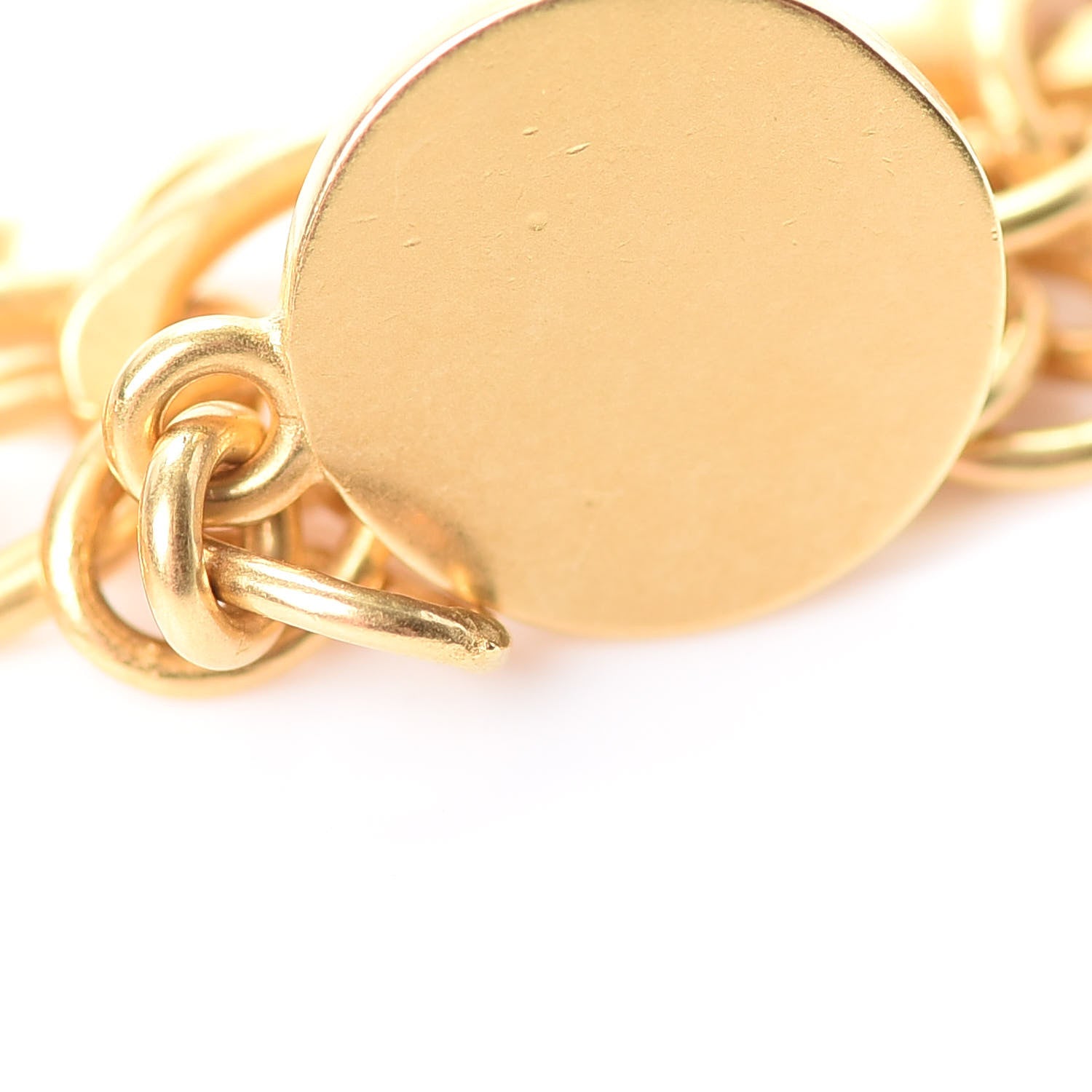Christian Dior Metal Petit CD Chain Bracelet Gold 6 of 6