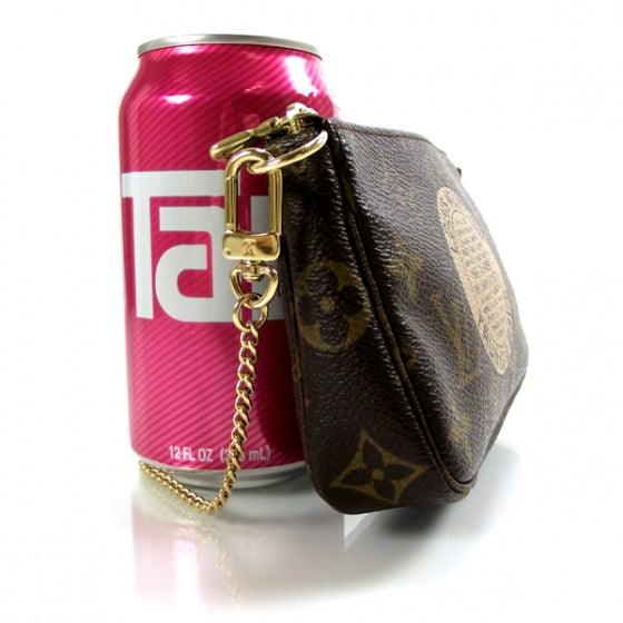 Louis Vuitton Monogram Complice Trunks and Bags Mini Pochette Accessories Beige 3 of 8